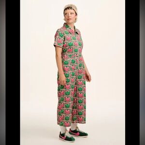 NWT Lucy & Yak exclusive cat print Ragan jumpsuit